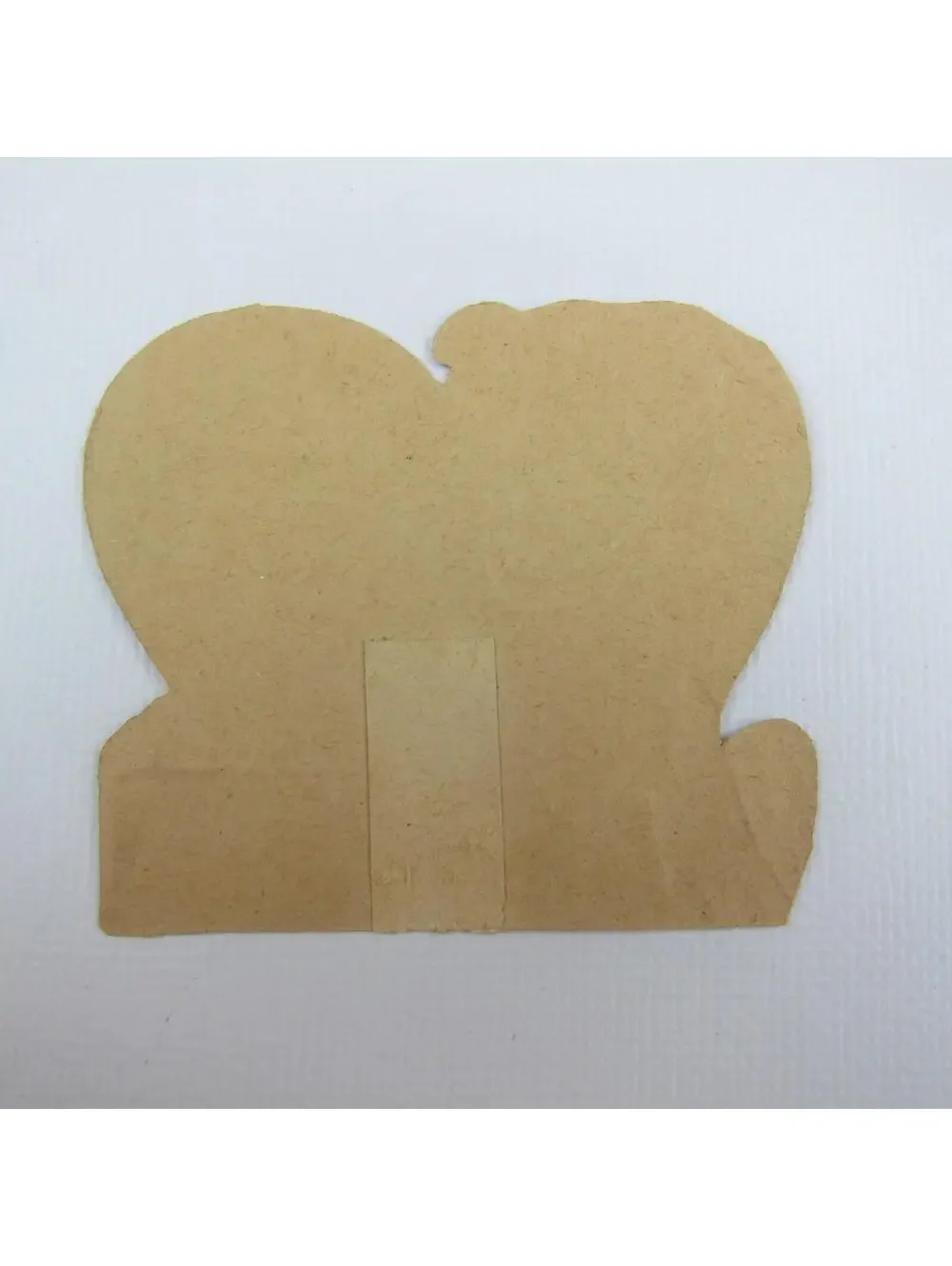 Vintage Valentine Die cut Brown English Pointer Puppy Dog Wears Bib UNSIGNED